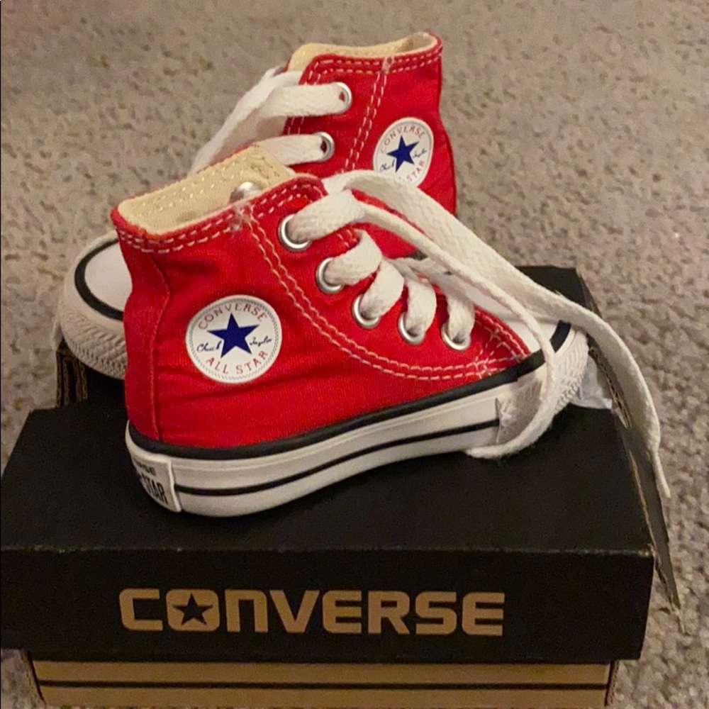 Infant high top converse
